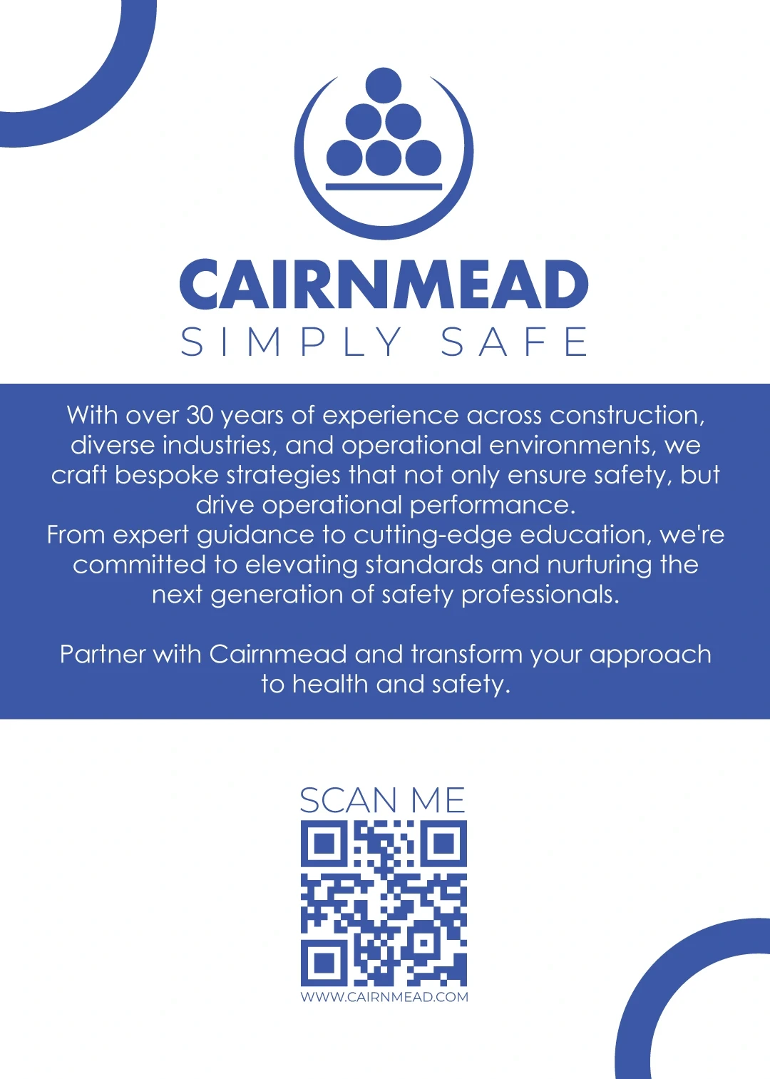 Cairnmead — Event Programme Insert, Front